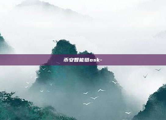 币安智能链osk-