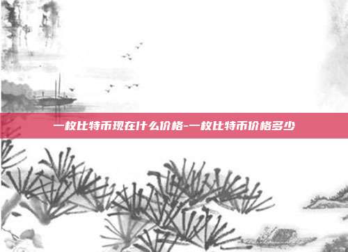 一枚比特币现在什么价格-一枚比特币价格多少