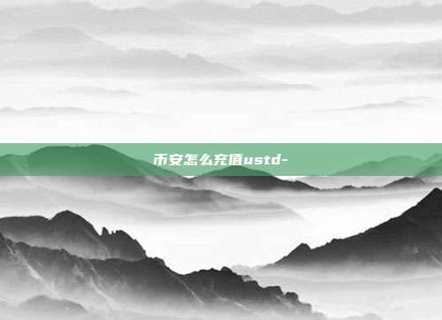 币安怎么充值ustd-