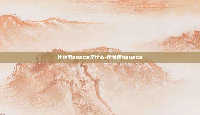 比特币nonce是什么-比特币nounce