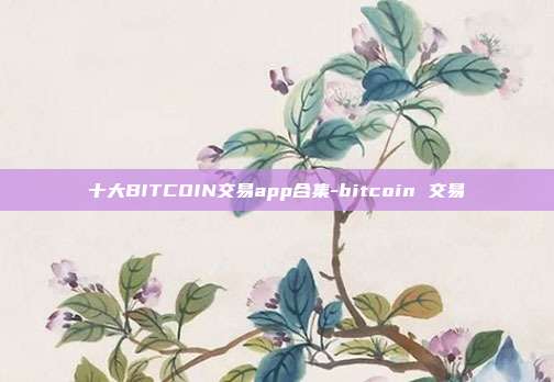 十大BITCOIN交易app合集-bitcoin 交易