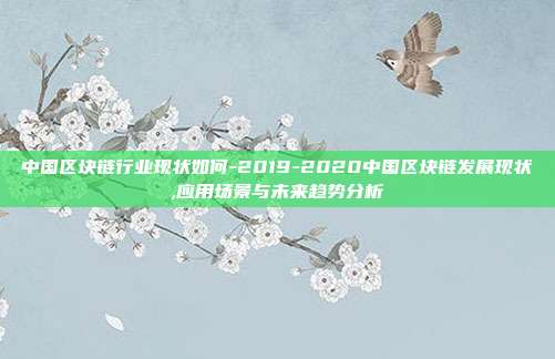 中国区块链行业现状如何-2019-2020中国区块链发展现状,应用场景与未来趋势分析