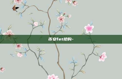 币安fet抢购-