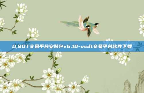 U,SDT交易平台安装包v6.10-usdt交易平台软件下载