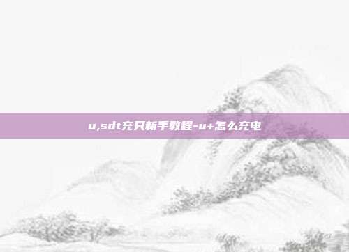 u,sdt充只新手教程-u+怎么充电