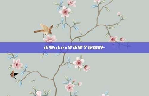 币安okex火币哪个深度好-