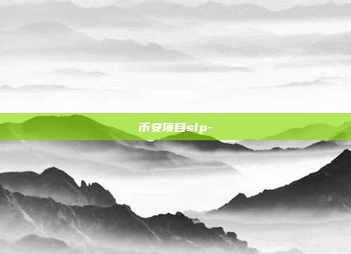 币安项目slp-