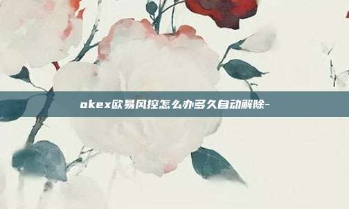 okex欧易风控怎么办多久自动解除-