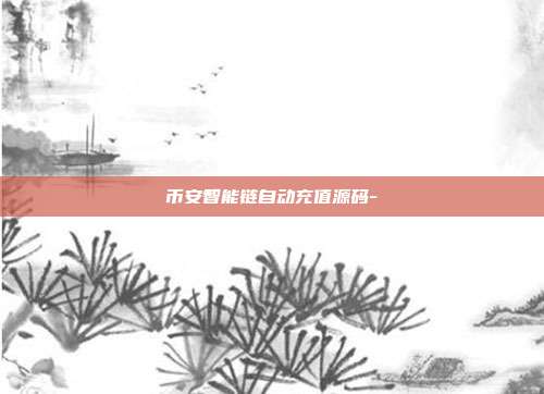 币安智能链自动充值源码-