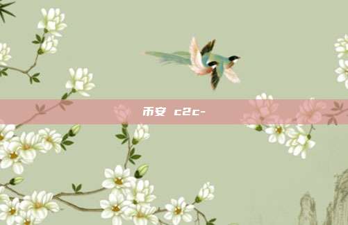 币安 c2c-